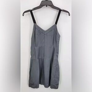 Grey silk Theory dress, with adjustable straps, size 0